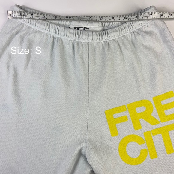 Freecity Life Nature Love Silver Rock Grey Yellow Sweatpants Womens Sz XS-XL New - Picture 13 of 16